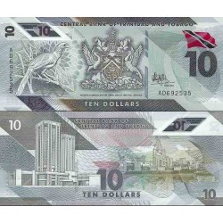 اسکناس پلیمر 10 دلار - ترینیداد توباگو 2020 سفارشی