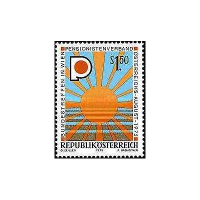 1 عدد تمبر حفاظت از آثار تاریخی - اتریش 1975