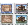 4 عدد تمبر کمپین یونسکو برای نجات بناهای تاریخی حبشه - واتیکان 1964