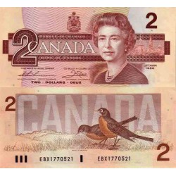 اسکناس 2 دلار - کانادا 1986 سفارشی