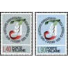 2 عدد تمبر بیستمین سال جمهوری - ایتالیا 1966