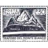 1 عدد تمبر افتتاح تونل مونت بلانک - بین فرانسه و ایتالیا - ایتالیا 1965
