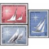 3 عدد تمبر مسابقات قهرمانی قایقرانی - ایتالیا 1965