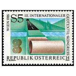 1 عدد تمبر یادبود راینر ماریا ریلکه - شاعر و رمان نویس - اتریش 1976