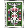 1 عدد تمبر 25مین سال انجمن تجارت آزاد اروپا - EFTA - اتریش 1985