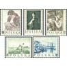 5 عدد تمبر تابلو نقاشی لهستانی - لهستان 1959