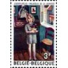 1 عدد تمبر فیلاتلیستهای جوان - بلژیک 1972
