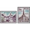 2 عدد تمبر توریسم - بلژیک 1972
