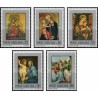 5 عدد تمبر خاندان مقدس - تابلو نقاشی - واتیکان 1971