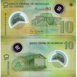 اسکناس پلیمر 10 کوردوباس - نیکاراگوئه 2007