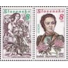 2 عدد تمبر مشترک اروپا - زنان مشهور - اسلواکی 1996