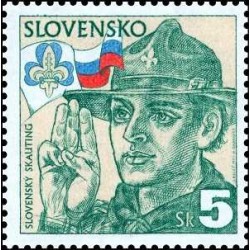 1 عدد تمبر پیشاهنگی اسلواکی - اسلواکی 1995