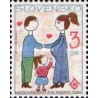 1 عدد تمبر سال جهانی خانواده - اسلواکی 1994