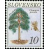 1 عدد تمبر حفاظت از طبیعت - درخت - 10SK - اسلواکی 1993