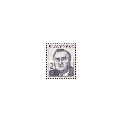 1 عدد تمبر سری پستی - رئیس جمهور اسلواکی - میخال کواچ - 2SK - اسلواکی 1993