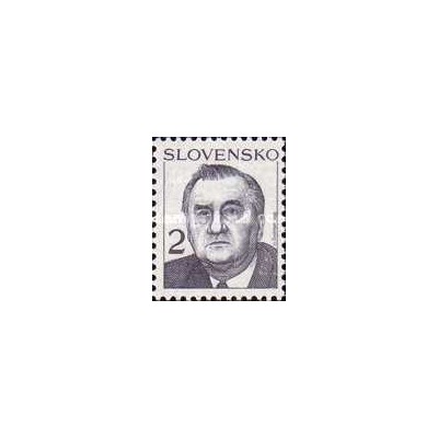 1 عدد تمبر سری پستی - رئیس جمهور اسلواکی - میخال کواچ - 2SK - اسلواکی 1993