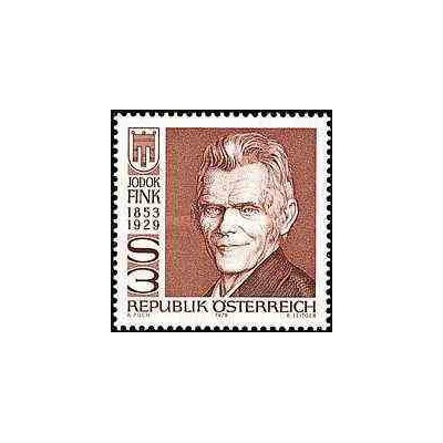 1 عدد تمبر یادبود راینر ماریا ریلکه - شاعر و رمان نویس - اتریش 1976