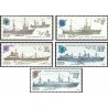 5 عدد تمبر کشتیهای ماهیگیری - شوروی 1983