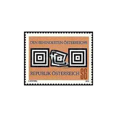 1 عدد تمبر معلولین - اتریش 1978