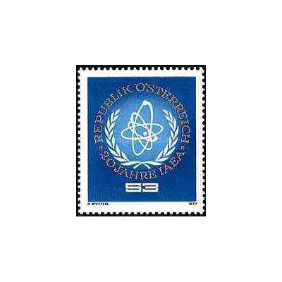 1 عدد تمبر یادبود راینر ماریا ریلکه - شاعر و رمان نویس - اتریش 1976