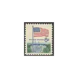 1 عدد تمبر کاخ سفید - آمریکا 1968