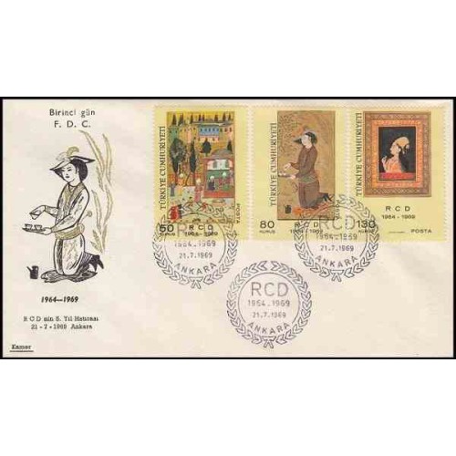 3 بلوک تمبر پنجمین سالگرد همکاری عمران منطقه ای - RCD - ایران ، پاکستان و ترکیه - ترکیه 1965 3 بلوک تمبر پنجمین سالگرد همکاری عمران منطقه ای - RCD - ایران ، پاکستان و ترکیه - ترکیه 1965