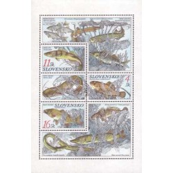 مینی شیت حفاظت از طبیعت - ماهیها -اسلواکی 1998
