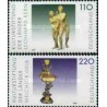 2 عدد تمبر اشیا هنری - جمهوری فدرال آلمان 2000