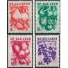 4 عدد تمبر میوه ها - بلغارستان 1956