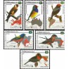 6 عدد تمبر پرندگان آواز خوان - کوبا 2015