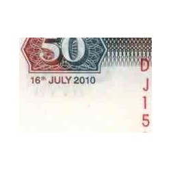 اسکناس 50 شیلینگ - کنیا 2010 - 16 JULY