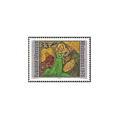 1 عدد تمبر کریسمس - اتریش 1976 1 عدد تمبر کریسمس - اتریش 1976