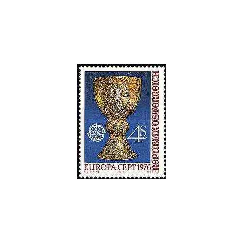 1 عدد تمبر مشترک اروپا - Europa Cept - هنر - اتریش 1976