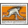 1 عدد تمبر مسابقات جهانی بولینگ - اتریش 1976