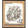 1 عدد تمبر سری پستی مناظر  - Kufstein - اتریش 1980