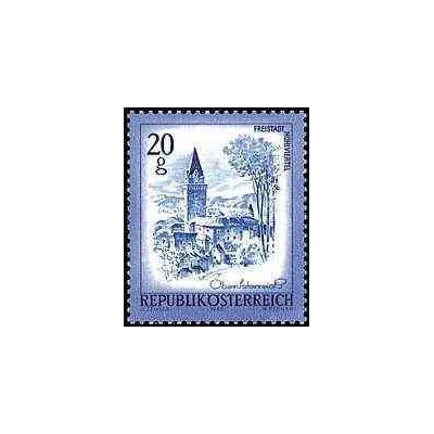 1 عدد تمبر سری پستی مناظر  - اتریش 1980