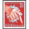 1 عدد تمبر مبارزه با روماتیسم - اتریش 1980