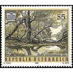 1 عدد تمبر زیبائیهای طبیعی - Prater Lusthauswasser - اتریش 1989