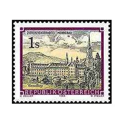 1 عدد تمبر سری پستی مناظر - Mehrerau - اتریش 1989