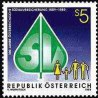 1 عدد تمبر صدمین سال امنیت اجتماعی- اتریش 1989