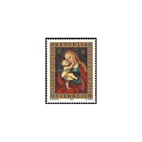 1 عدد تمبر تابلو نقاشی اثر کراناچ - اتریش 1989