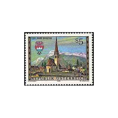 1 عدد تمبر 1200مین سال شهر بازاری بریکس لگ - اتریش 1988