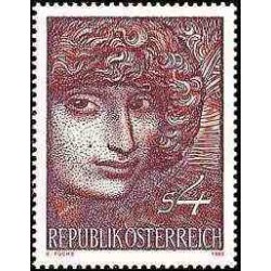 1 عدد تمبر هنر مدرن - اتریش 1982