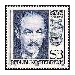 1 عدد تمبر امریخ کالمن - آهنگساز - اتریش 1982