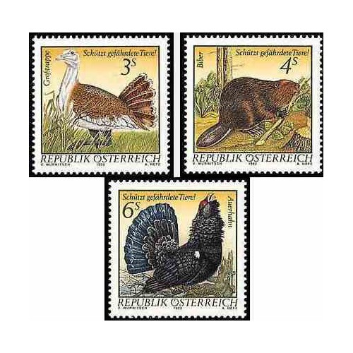 1 عدد تمبر کنگره حفاظت از طبیعت و گونه های در حال انقراض - اتریش 1982