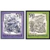 2 عدد تمبر سری پستی مناظر - اتریش 1982