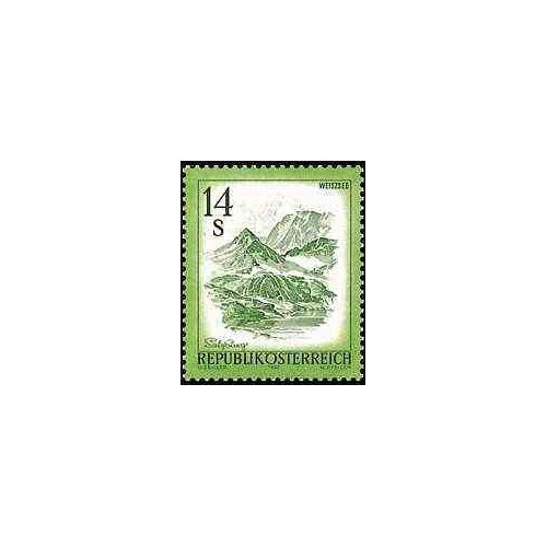 1 عدد تمبر سری پستی مناظر - ویسی- اتریش 1982