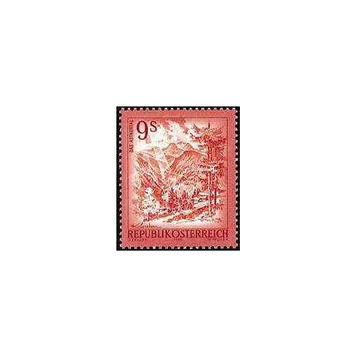 1 عدد تمبر سری پستی مناظر - آستن - اتریش 1983