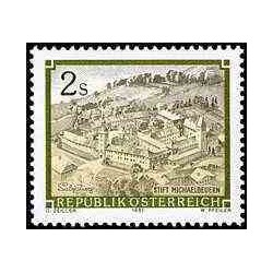 1 عدد تمبر صومعه  Michaelbeuern Benedictine  - اتریش 1991