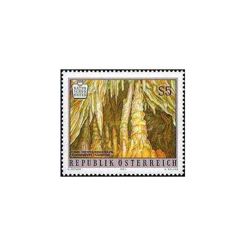 1 عدد تمبر زیبائی های طبیعی اتریش - اتریش 1991